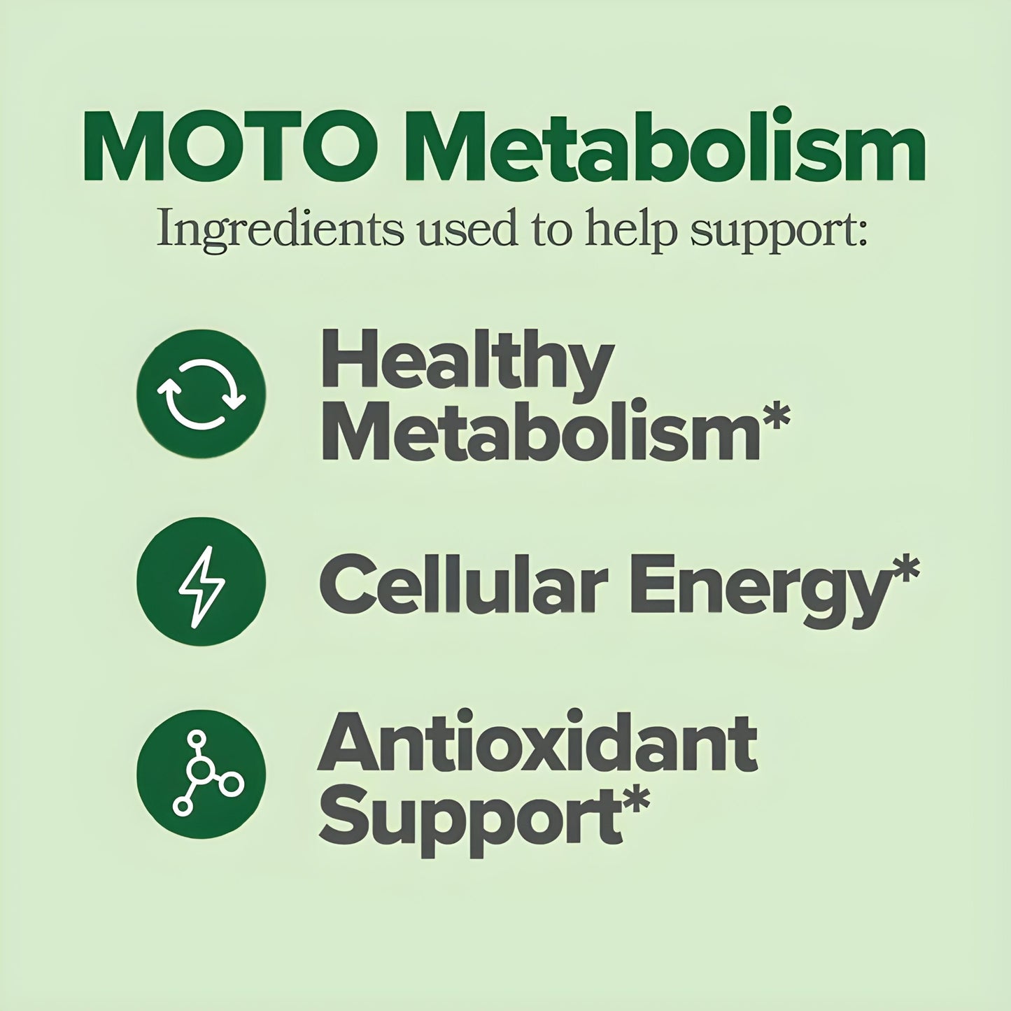 MOTO Metabolism Vitamin Capsules